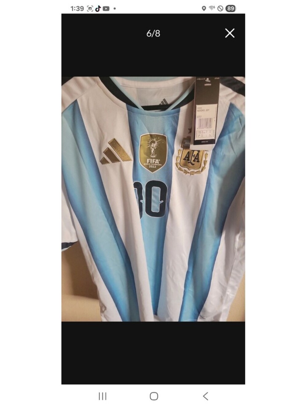 Adidas Argentina 2022 FIFA World Cup Soccer Jersey